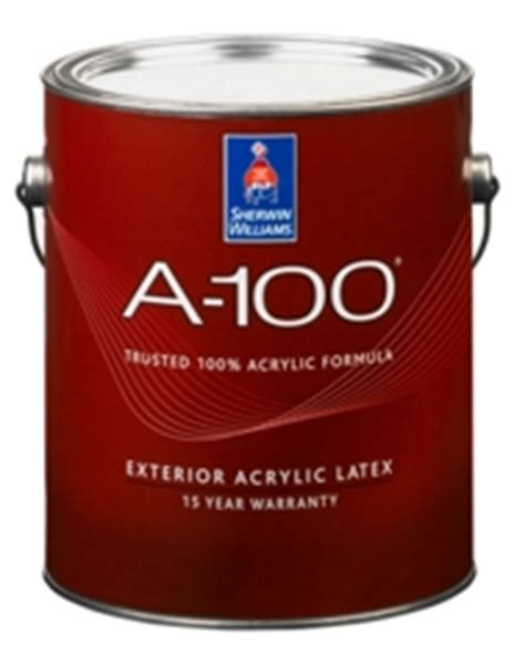 Sherwin-Williams A-100 exterior formula has also been enhanced for better hiding, application and lower VOCs. . Sherwin williams a100 exterior paint reviews